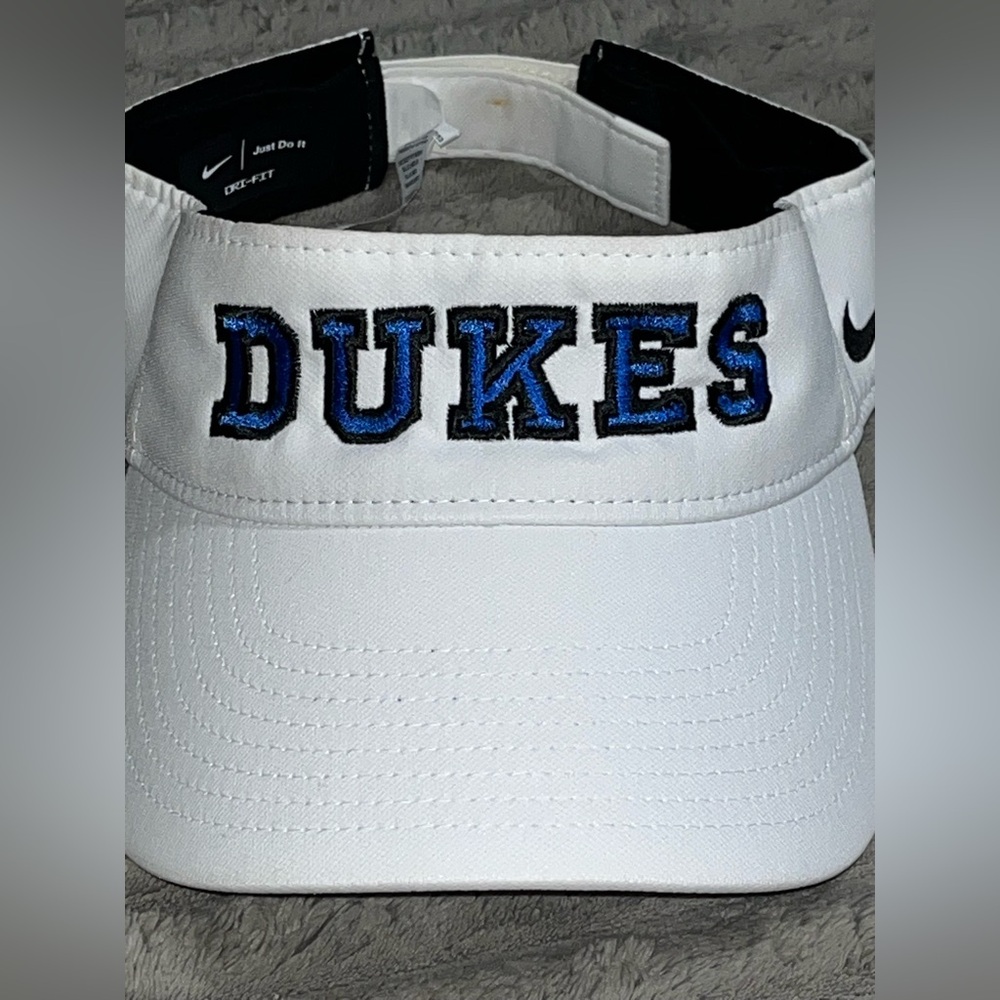 Duke Blue Devils Hat Cap Strapback Nike Dry Fit Black White  NCAA College - Picture 12 of 12